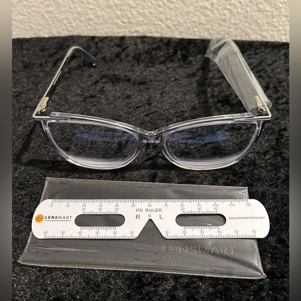 Lensmart TR7858 C4 Eyeglasses - Clear Frame, 57-17-140"